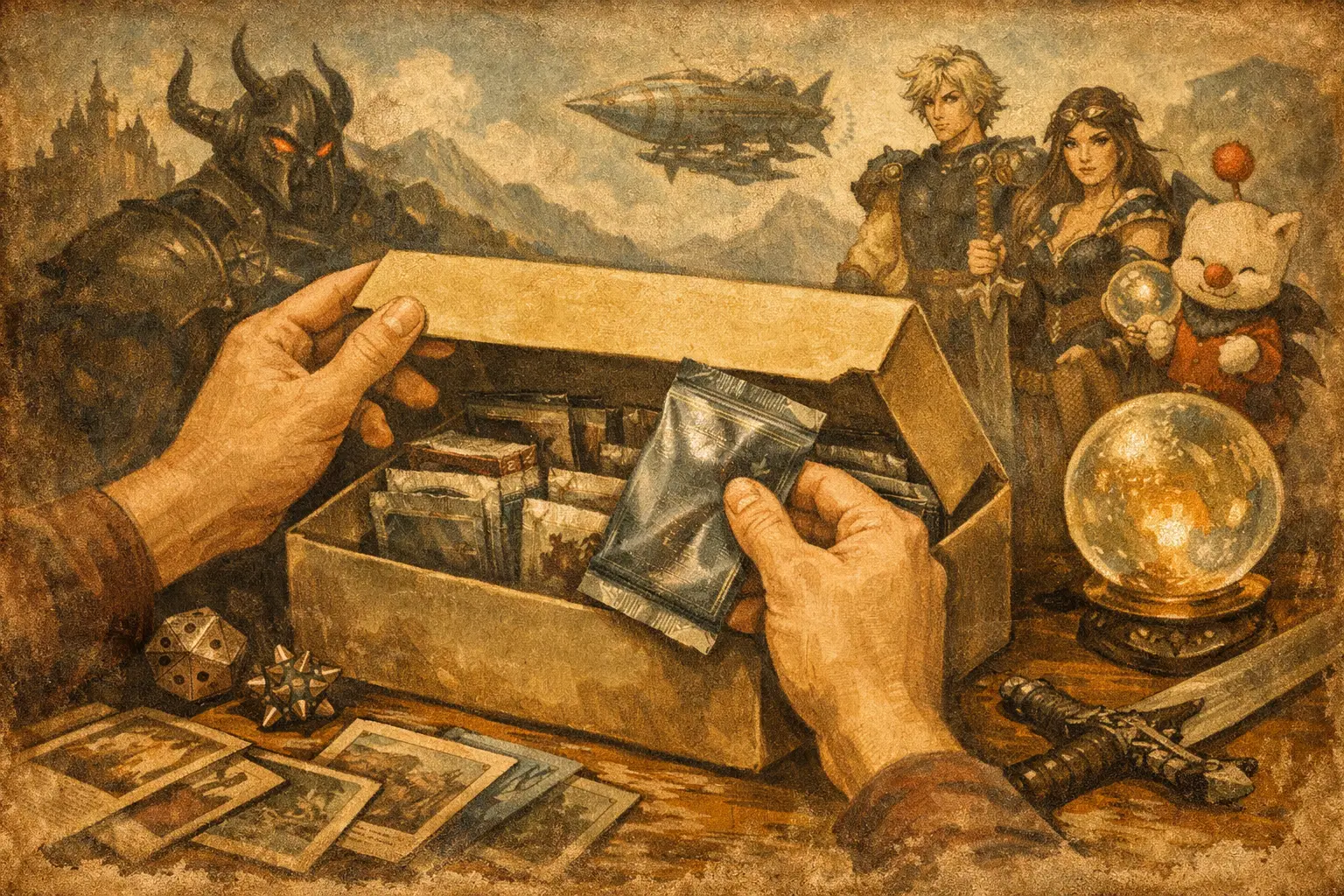 Magic The Gathering Final Fantasy Collector Booster Box Opening